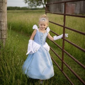 Assepoester Deluxe jurk met hoepel - Cinderella