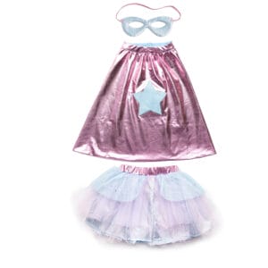 Verkleedset - Superheld - Tutu - Cape - Masker - Roze