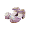 Prinsessenschoenen met hakjes paars