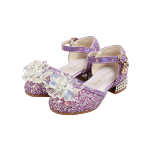 Prinsessenschoenen met hakjes paars