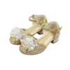 prinsessenschoenen goud met hakjes