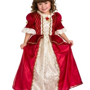 Prinsessenjurk Winter Beauty - rood