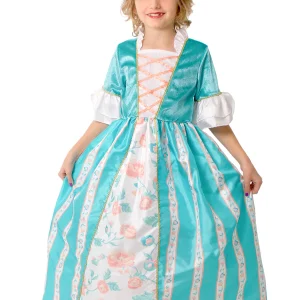 Prinsessenjurk met haarband - Prinses Ava - turquoise