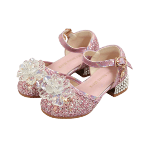 roze prinsessen schoenen met hakjes