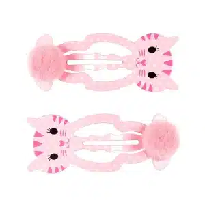 Haarclips - Minou - roze - 2 stuks