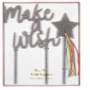 Taartversiering Make a Wish - Meri Meri