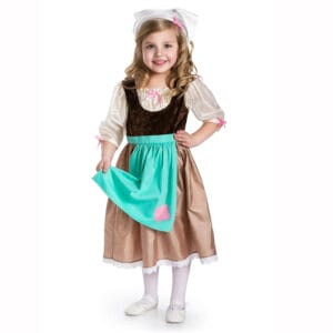 Assepoester jurk met hoofddoek - Cinderella