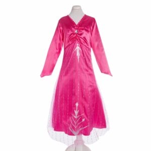 Elsa jurk - luxe prinsessenjurk - fuchsia