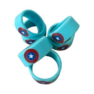 Ringen Captain America - 6 stuks - siliconen