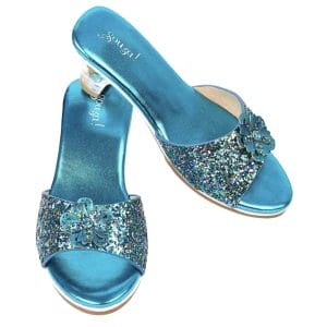 Slippers Annelle + accessoires - blauw metallic - Souza for kids