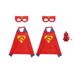 2 x cape + masker - Superman - Hero