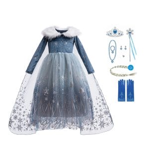 Frozen Elsa  jurk - luxe prinsessenjurk