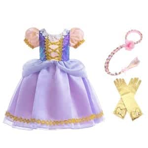 Rapunzel jurk + accessoires