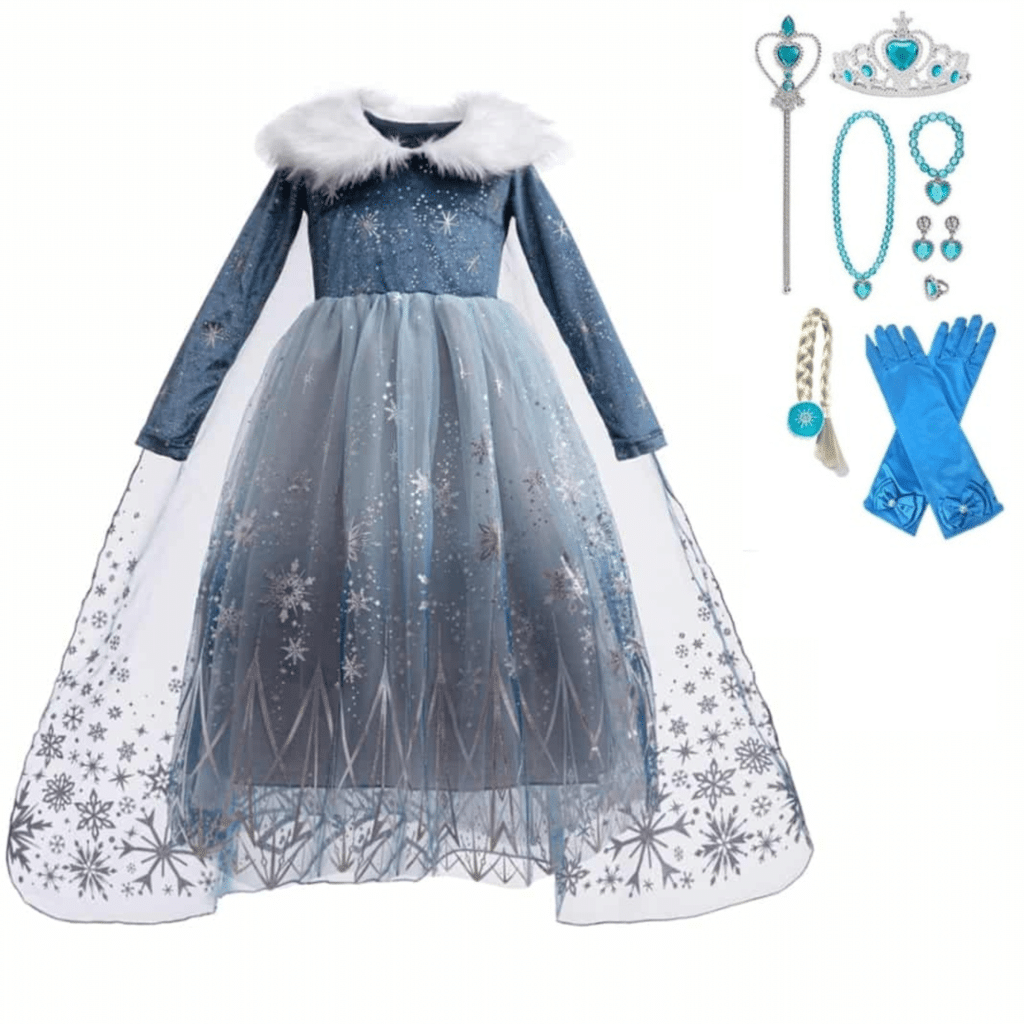 Frozen Elsa winter prinsessenjurk