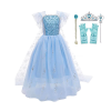 Lichtblauw Frozen Elsa prinsessenjurk met accessoires