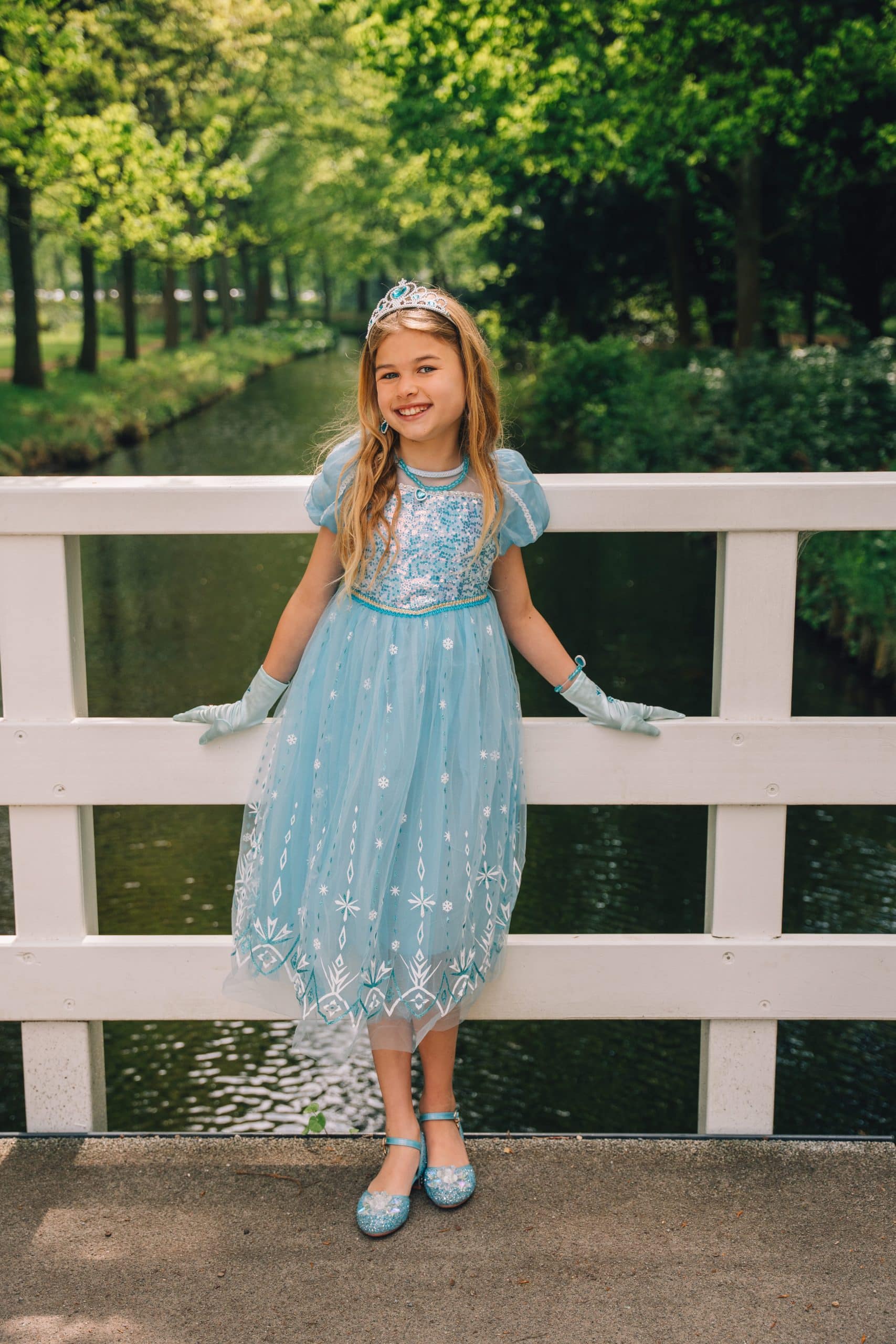 Prinsessenjurk.nl Elsa jurk kristal