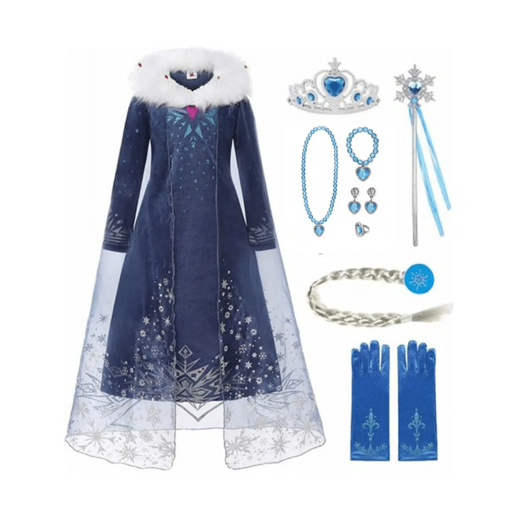 Luxe elsa winter jurk