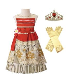 Vaiana - Moana prinsessenjurk + accessoires