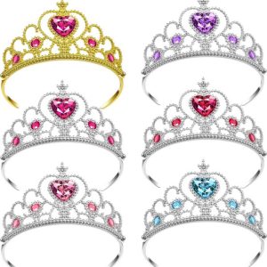 Prinsessenkroon - 6 stuks - Tiara - Prinsessenfeest (Kopiëren)