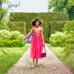 Souza! Prinsessenjurk - Papillon + vleugels & fuchsia handschoenen