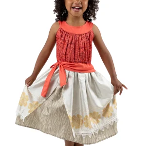 Little Adventures Vaiana - Moana prinsessenjurk - maat 3-5 jaar