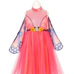 Souza! Prinsessenjurk - Papillon + vleugels & fuchsia handschoenen