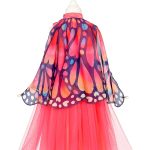 Souza! Prinsessenjurk - Papillon + vleugels & fuchsia handschoenen