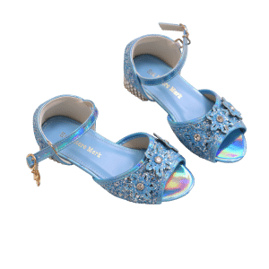 Prinsessenschoenen - Livia - Blauw + toverstaf/kroon