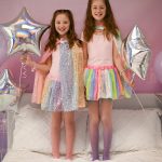 Great Pretenders - Regenboog pailletten rok - 4-6 jaar