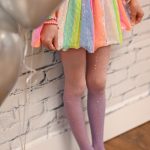 Great Pretenders - Regenboog pailletten rok - 4-6 jaar