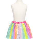 Great Pretenders - Regenboog pailletten rok - 4-6 jaar