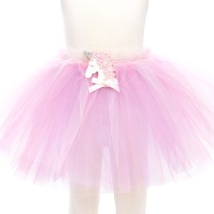 Roze tutu rok www.prinsessenjurk.nl Great Pretenders - Roze unicorn rok - 4-6 jaar