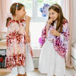 Great Pretenders - Paarse pailletten cape - 4-6 jaar