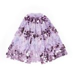 Great Pretenders - Paarse pailletten cape - 4-6 jaar