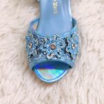 Prinsessenschoenen - Livia - Blauw + toverstaf/kroon