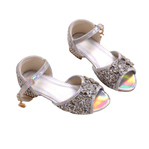 Prinsessenschoenen - Livia - Zilver + toverstaf/kroon