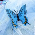 Doornroosje jurk blauw + accessoireset