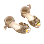 Prinsessenschoenen - Livia - Goud + toverstaf/kroon