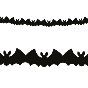 Halloween vleermuizen slinger 3 meter