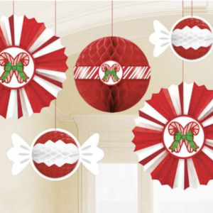 Decoratie Kerst - slingers - 5 stuks