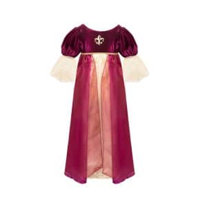 Prinsessenjurk - Tudor Burgundy - 5-6 jaar