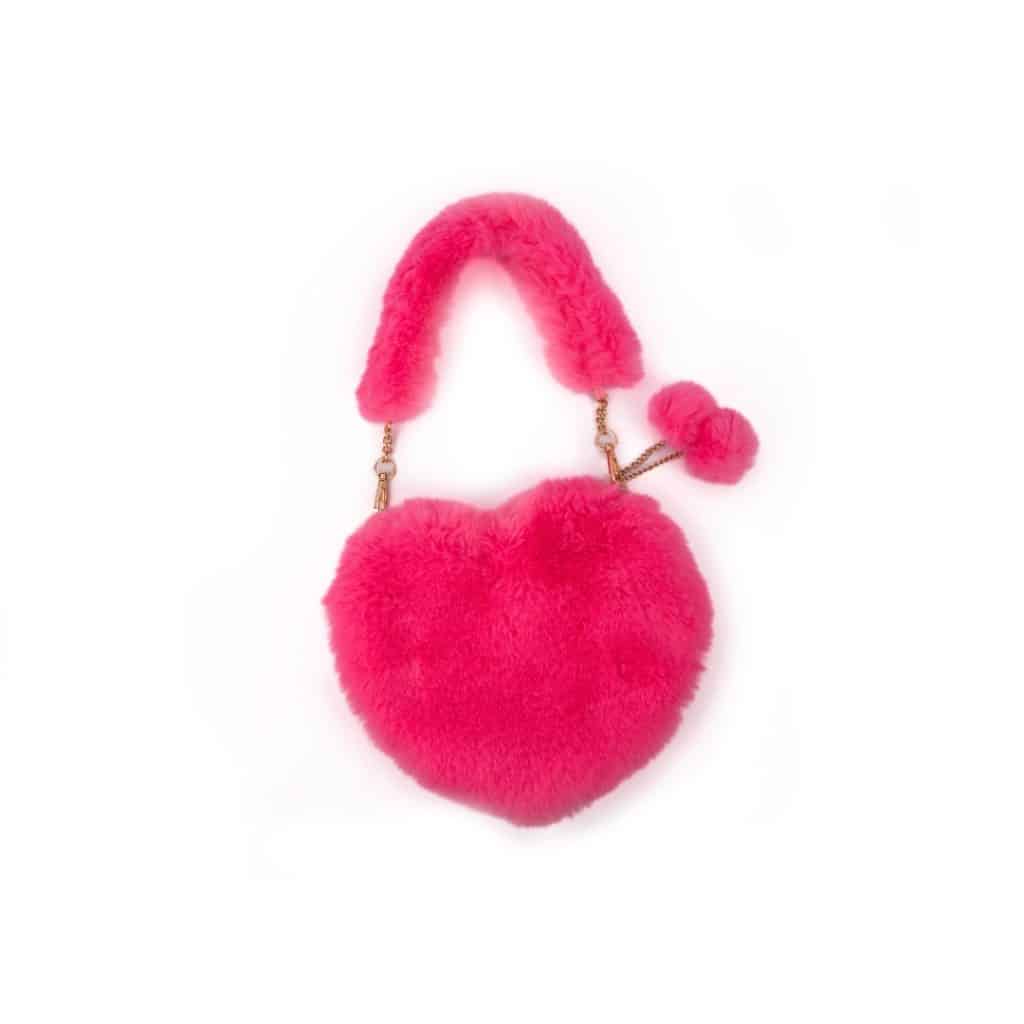 Hartje tas roze