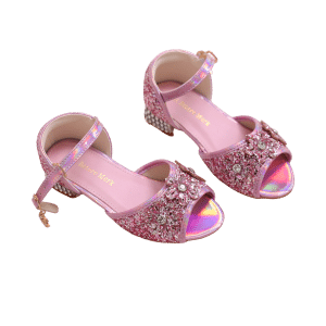 Prinsessenschoenen - Livia - Roze + toverstaf/kroon