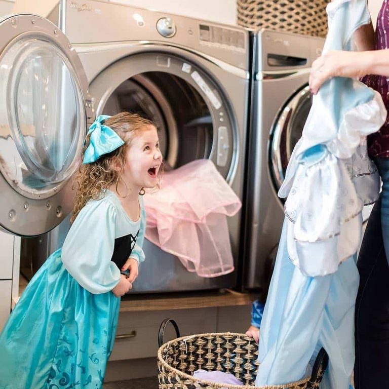 Verkleedkleding die gewassen wordt