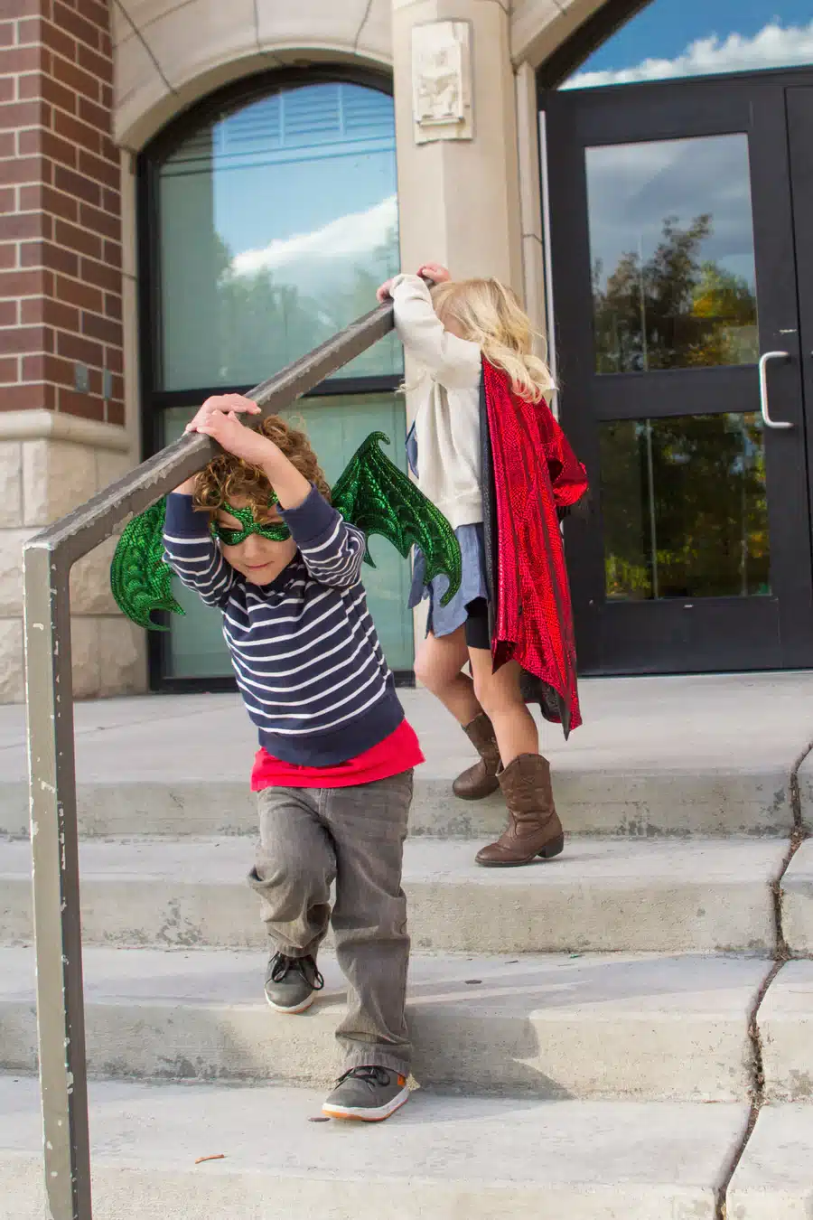 Little Adventures - Draken vleugel + masker 3-8 jaar - Afbeelding 3