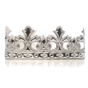 Little Adventures - Ridder kroon - glans zilver - 3-8 jaar
