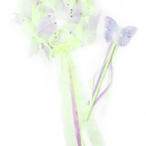 Feeën en prinsessen Halo en Toverstaf – stralenkrans – licht groen