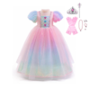 Roze prinsessenjurk Elsa met roze accessoires