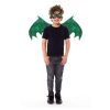 Draken vleugels + masker groen