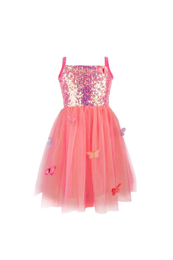 Vlinderjurk fuchsia www.prinsessenjurk.nl